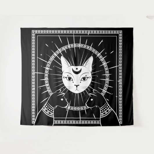 古代占星術 タペストリー (正面(横))