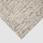 古代原稿の書道のヴィンテージのプリント 薄葉紙 (詳細)