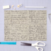 古代原稿の書道のヴィンテージのプリント 薄葉紙 (クラフト)