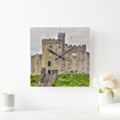 古代史跡城跡イギリス スクエア壁時計 (ホーム)