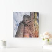 古代史跡城跡イギリス スクエア壁時計 (ホーム)