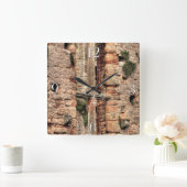 古代史跡城跡イギリス スクエア壁時計 (ホーム)