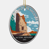 古代国家記念碑サークルの峡谷 セラミックオーナメント (右)