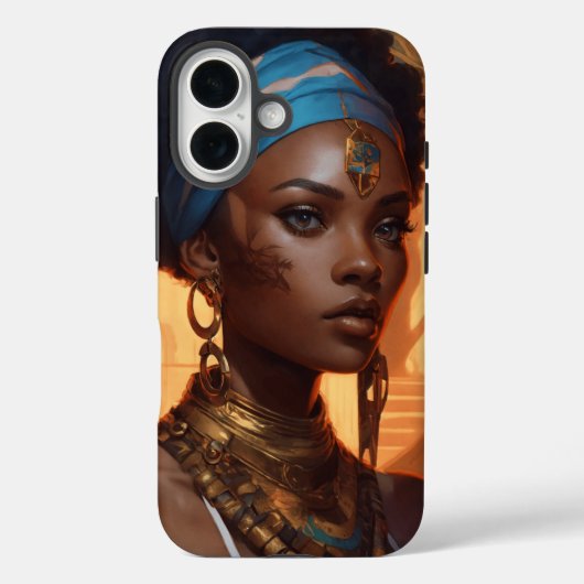 古代圏の神秘的な女王 Case-Mate iPhoneケース (裏面)