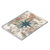 古代地図の羅針盤 ノートブック (左側)