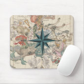 古代地図の羅針盤 マウスパッド (マウス)