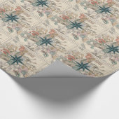 古代地図の羅針盤 ラッピングペーパー (角)