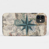 古代地図の羅針盤 Case-Mate iPhoneケース (裏面(横))