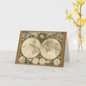 古代地図シリーズ カード (黄色い花)