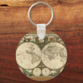 古代地図シリーズ キーホルダー (正面)