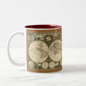 古代地図シリーズ ツートーンマグカップ (左)