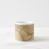古代地図 エスプレッソカップ (正面)
