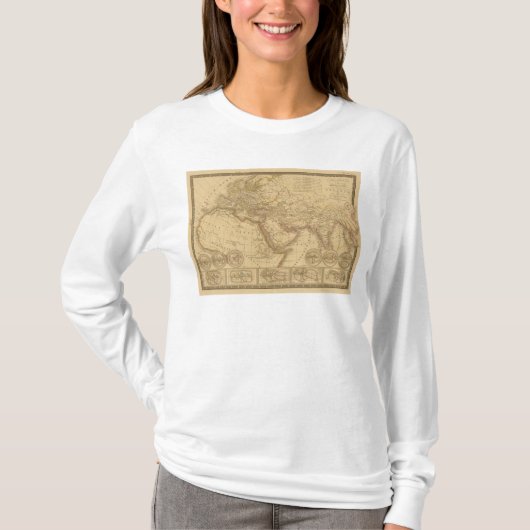 古代地図 Tシャツ (正面)