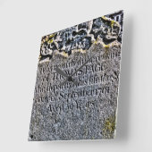 古代墓 スクエア壁時計 (傾斜)
