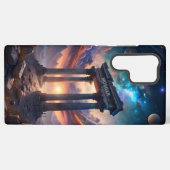古代宇宙の寺 – ファンタジー銀河系遺跡 SAMSUNG GALAXYケース (裏面横)