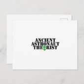 古代宇宙飛行士理論エイリアンおもしろい誕生日 ポストカード (正面/裏面)