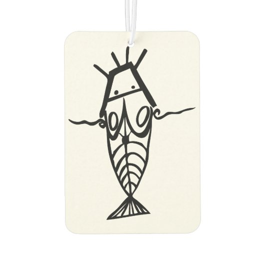 古代宇宙飛行士 カーエアーフレッシュナー (裏面)