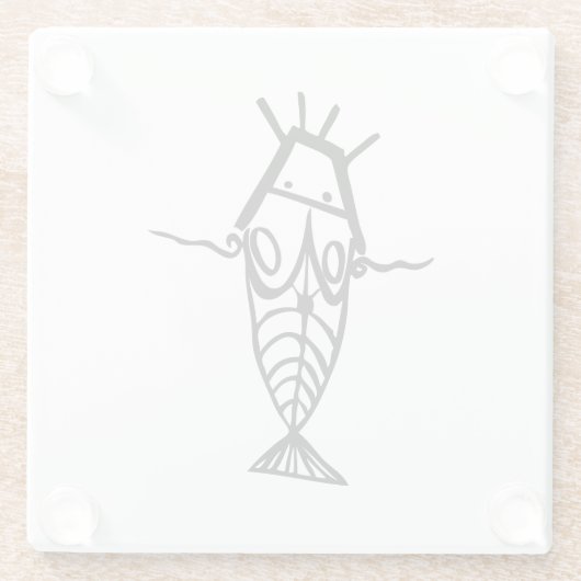 古代宇宙飛行士 ガラスコースター (裏面)