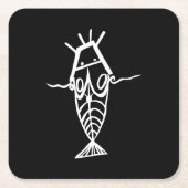 古代宇宙飛行士 スクエアペーパーコースター (正面)