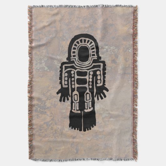 古代宇宙飛行士 スローブランケット (正面縦)