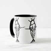 古代宇宙飛行士 マグカップ (正面左)