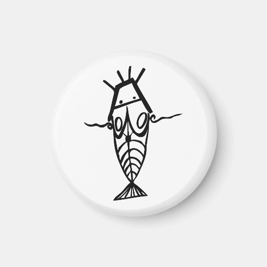 古代宇宙飛行士 マグネット (正面)