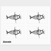 古代宇宙飛行士 長方形シール (シート)