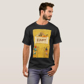 古代実在エジプトのグラフィックとカッコいいデザイン Tシャツ (正面フル)