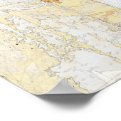 古代寺院のポルティコ部分のスケッチ ポスター (角)