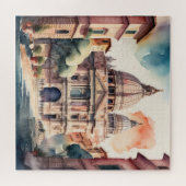 古代市絵画の水彩画イタリアン像 ジグソーパズル (横)