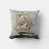 古代帆船 クッション (正面)