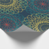 古代幾何学曼荼羅デザイン ラッピングペーパー (角)