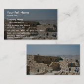 古代建物、Masada、イスラエル共和国 名刺 (正面/裏面)