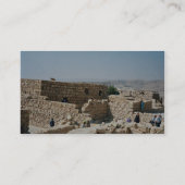 古代建物、Masada、イスラエル共和国 名刺 (裏面)