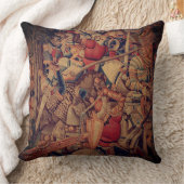 古代戦いのタペストリー クッション (ブランケット)