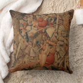 古代戦いのタペストリー クッション (ブランケット)