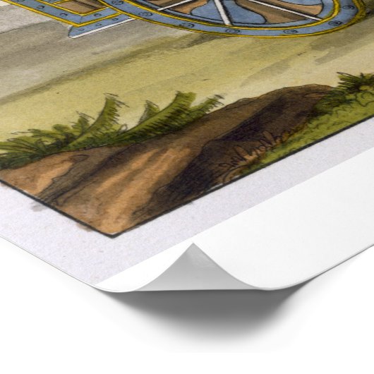 古代戦争中国の戦車、「ルコスチュームAnci」から ポスター (角)