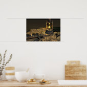 古代文字 ポスター (キッチン)