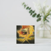 古代日の絵画ウィリアム・ブレイク スクエア名刺 (スタンド正面)