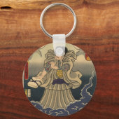 古代日本のの絵画大男 キーホルダー (正面)