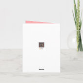 古代日本のカップルのノートカード カード (裏面)