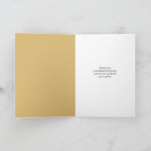 古代日本のカップル記念日カード カード (内部)