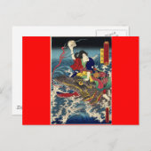 古代日本の人の日本の女性が… ポストカード (正面/裏面)