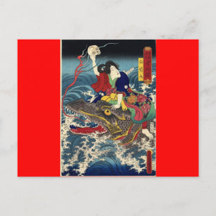 古代日本の人の日本の女性が… ポストカード