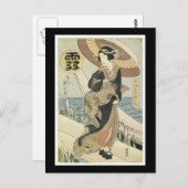 古代日本の絵葉書 ポストカード (正面/裏面)