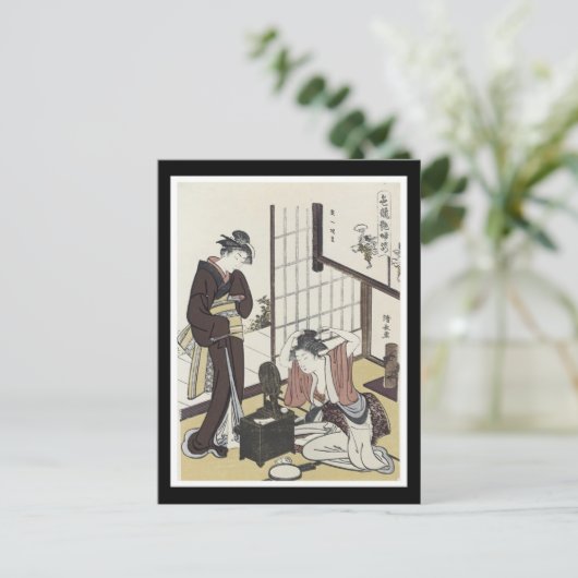 古代日本の絵葉書 ポストカード (スタンド正面)