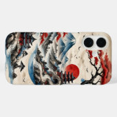 古代日本の風景 京都時代のカバー Case-Mate iPhoneケース (裏面 (横))