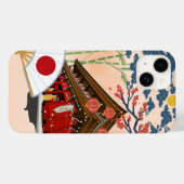 古代日本iPhone 14ケース – 伝統的日本 Case-Mate iPhoneケース (裏面 (横))