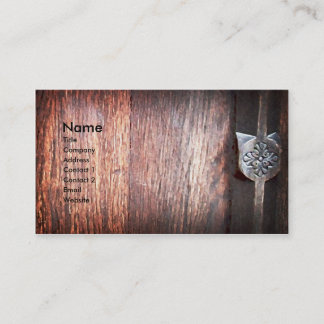 古代木、名刺のテンプレート 名刺