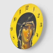 古代正統アイコン ラージ壁時計 (傾斜)